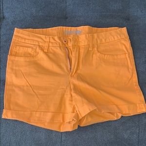 Orange Faded Glory shorts Sz 14